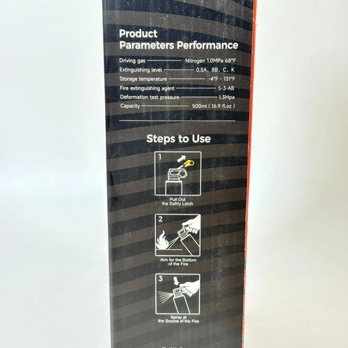 (2-PACK) LIGHTWEIGHT FIRE EXTINGUISHER