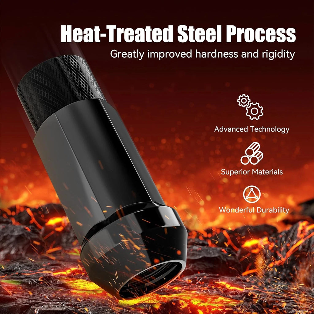 20PCS M12x1.5 ACORN LUG NUTS- BLACK