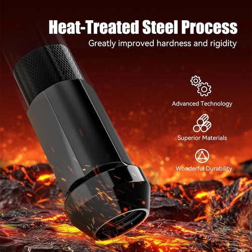 20PCS M12x1.5 ACORN LUG NUTS- BLACK